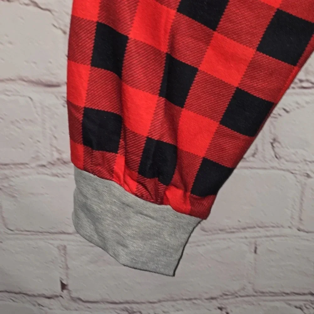 Merry Christmas Red Truck Christmas Tree Presents Plaid Sleeves Women’s Size 2x - Picture 5 of 9